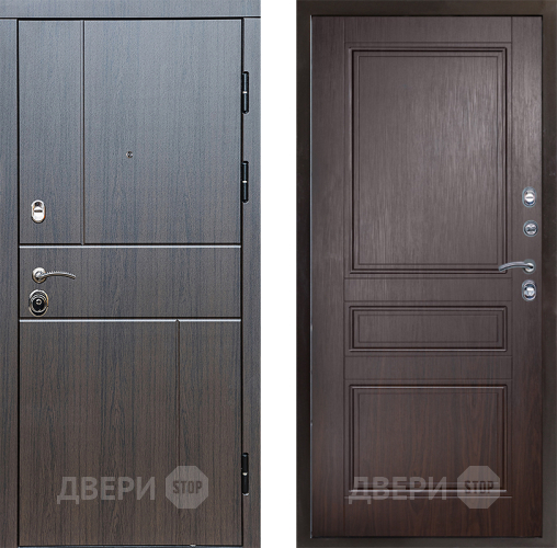 Входная металлическая Дверь Престиж Горизонт Венге Классика Венге в Волоколамске