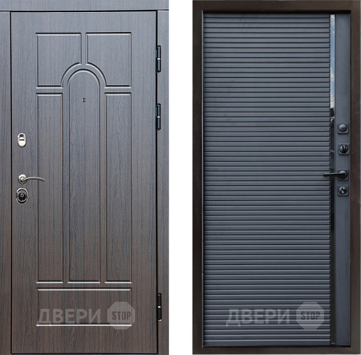Входная металлическая Дверь Престиж Арка Porte Черный кварц в Волоколамске