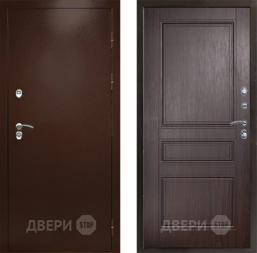 Входная металлическая Дверь Престиж TERMO с терморазрывом Снегирь Медь Классика Венге в Волоколамске