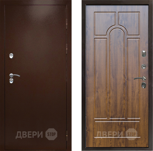 Дверь Престиж TERMO с терморазрывом Снегирь Медь Арка Дуб в Волоколамске