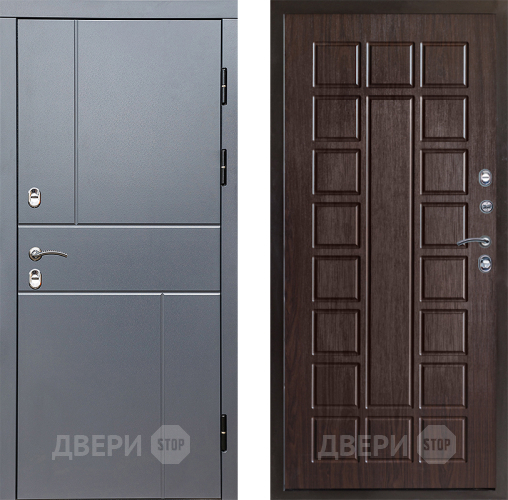 Входная металлическая Дверь Престиж TERMO с терморазрывом Горизонт Грэй Престиж Венге в Волоколамске