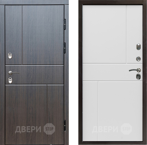 Входная металлическая Дверь Престиж TERMO с терморазрывом Горизонт Венге Горизонт Бетон белый в Волоколамске