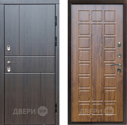 Входная металлическая Дверь Престиж TERMO с терморазрывом Горизонт Венге Престиж Дуб в Волоколамске