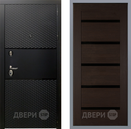Дверь Заводские двери Тефлон СБ-1 орех тисненый в Волоколамске
