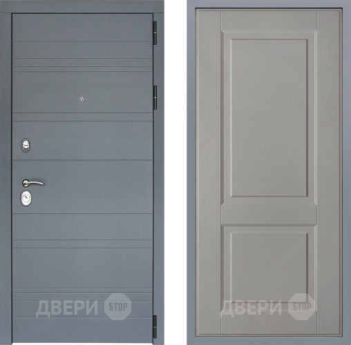 Дверь Заводские двери Лира Софт графит Доррен Грей софт в Волоколамске