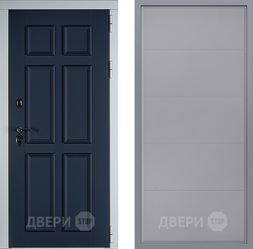 Дверь Заводские двери Стокгольм Тривия Грей софт в Волоколамске