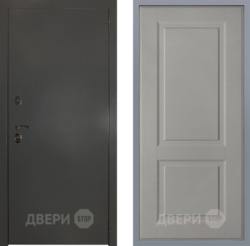 Дверь Заводские двери Эталон 3к антик серебро Доррен Грей софт в Волоколамске