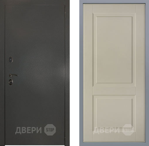 Дверь Заводские двери Эталон 3к антик серебро Доррен Шампань в Волоколамске