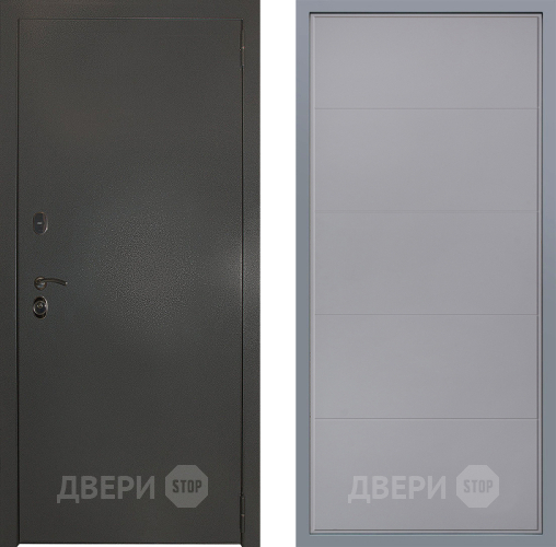 Дверь Заводские двери Эталон 3к антик серебро Тривия Грей софт в Волоколамске