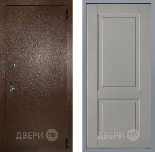 Дверь Заводские двери Эталон 3к антик медь Доррен Грей софт в Волоколамске