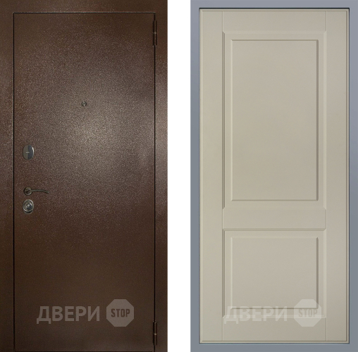 Дверь Заводские двери Эталон 3к антик медь Доррен Шампань в Волоколамске
