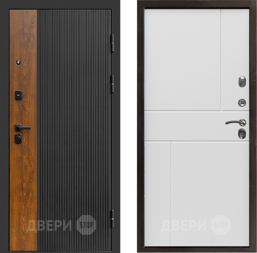 Входная металлическая Дверь Престиж Prestizh Горизонт Бетон белый в Волоколамске