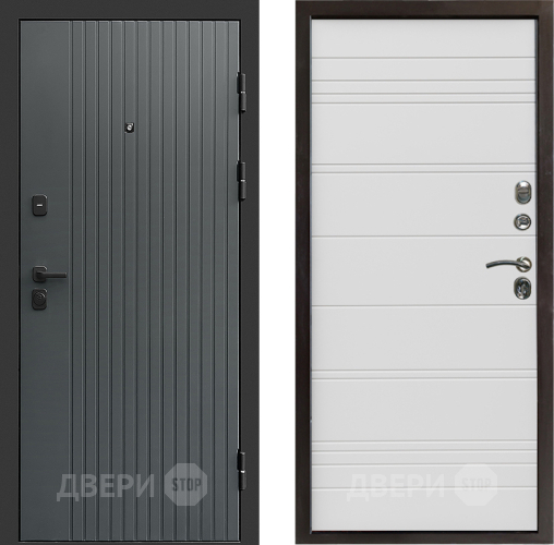 Входная металлическая Дверь Престиж Tvist Grey Line Белый в Волоколамске