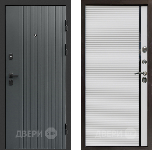 Входная металлическая Дверь Престиж Tvist Grey Porte Белый в Волоколамске