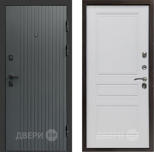 Дверь Престиж Tvist Grey Классика Белый матовый в Волоколамске