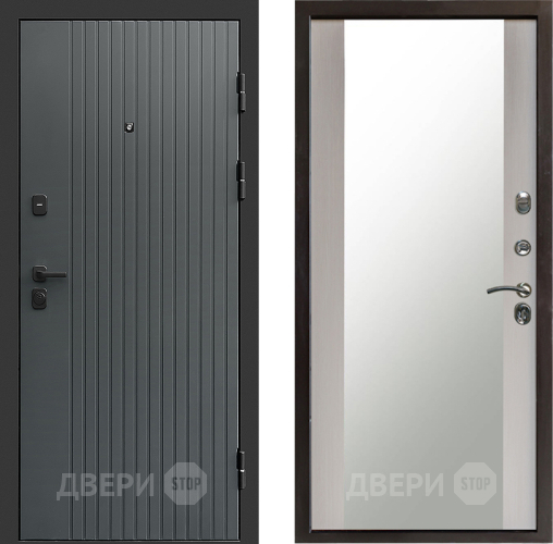 Дверь Престиж Tvist Grey Зеркало Лиственница белая в Волоколамске
