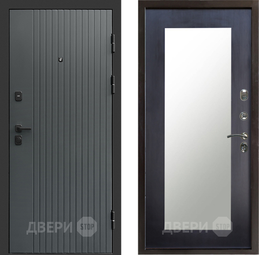 Дверь Престиж Tvist Grey Зеркло Пастораль Венге в Волоколамске