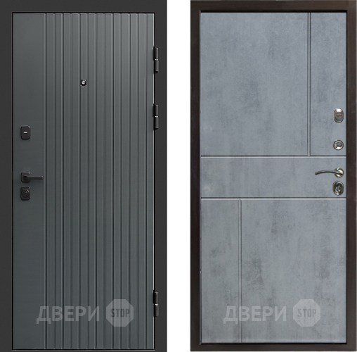 Дверь Престиж Tvist Grey Горизонт Бетон темный в Волоколамске