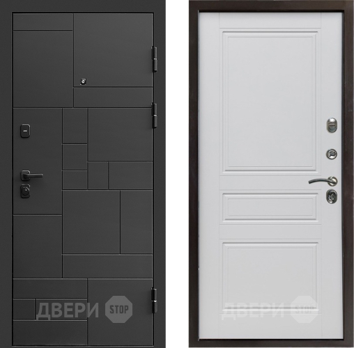 Дверь Престиж Kvadro Классика Белый матовый в Волоколамске