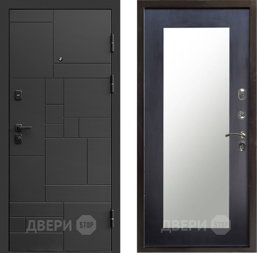 Дверь Престиж Kvadro Зеркло Пастораль Венге в Волоколамске
