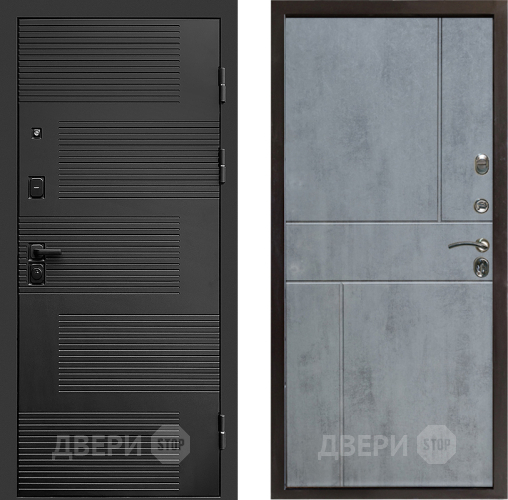 Входная металлическая Дверь Престиж Favorit Горизонт Бетон темный в Волоколамске