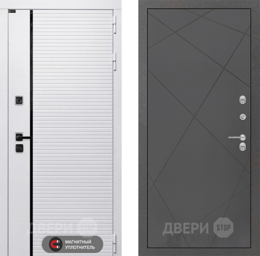 Дверь Лабиринт (LABIRINT) Royal 24 Графит софт в Волоколамске