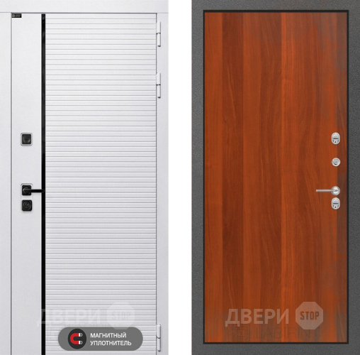 Входная металлическая Дверь Лабиринт (LABIRINT) Royal 05 Итальянский орех в Волоколамске