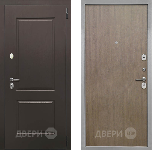 Дверь Интекрон (INTECRON) Кампо Гладкая шпон Венге коричневый в Волоколамске
