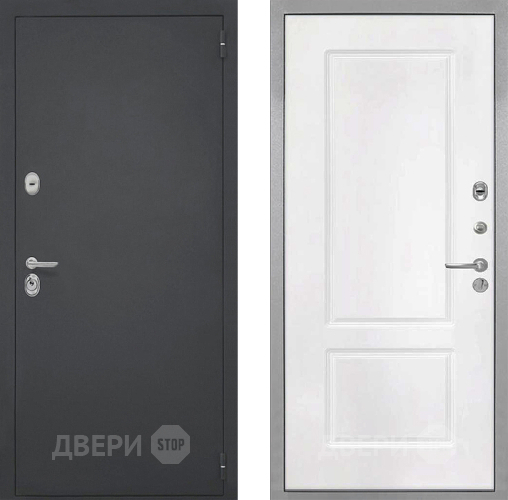 Входная металлическая Дверь Интекрон (INTECRON) Гектор КВ-2 Белый матовый в Волоколамске