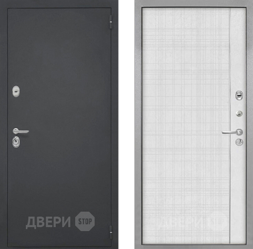Входная металлическая Дверь Интекрон (INTECRON) Гектор В-07 с молдингом Лофт белый в Волоколамске