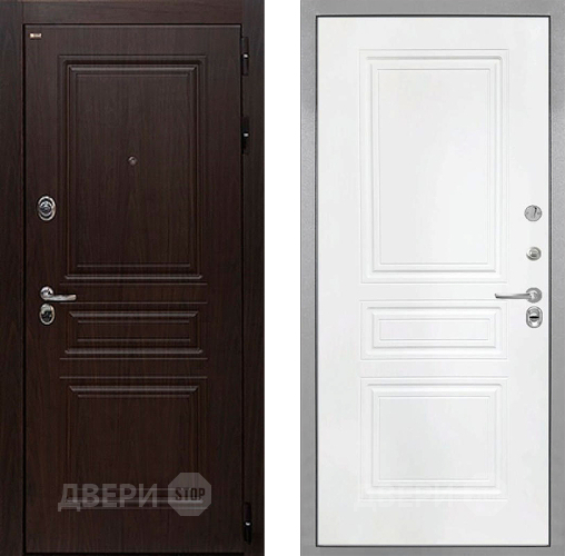 Дверь Интекрон (INTECRON) Брайтон Тиковое Дерево ФЛ-243 Белый матовый в Волоколамске