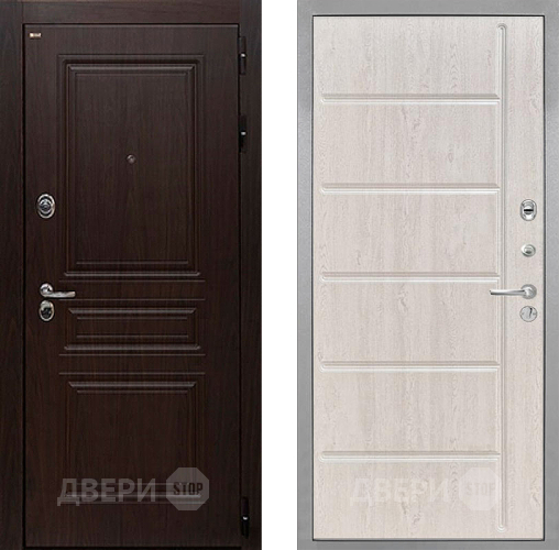 Дверь Интекрон (INTECRON) Брайтон Тиковое Дерево ФЛ-102 Сосна белая в Волоколамске