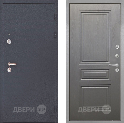Дверь Интекрон (INTECRON) Колизей ФЛ-243 Графит вуд дуб в Волоколамске