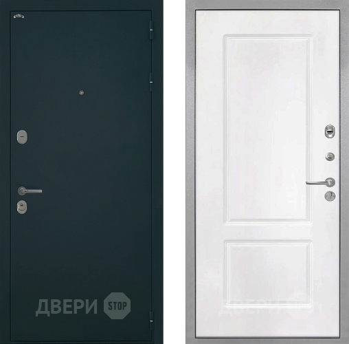 Входная металлическая Дверь Интекрон (INTECRON) Греция КВ-2 Белый матовый в Волоколамске
