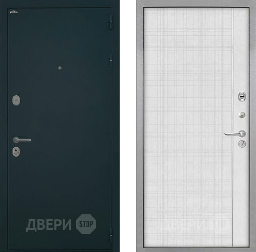 Дверь Интекрон (INTECRON) Греция В-07 с молдингом Лофт белый в Волоколамске