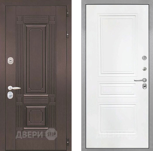 Входная металлическая Дверь Интекрон (INTECRON) Италия ФЛ-243 Белый матовый в Волоколамске