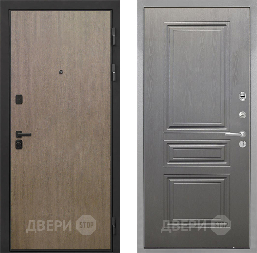Входная металлическая Дверь Интекрон (INTECRON) Профит Black Венге Коричневый ФЛ-243 Графит вуд дуб в Волоколамске