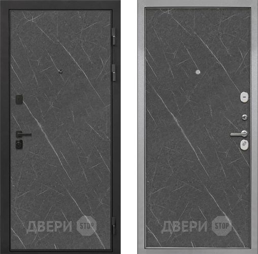 Входная металлическая Дверь Интекрон (INTECRON) Профит Black Гранит Лава Оникс Гладкая Гранит лава оникс в Волоколамске