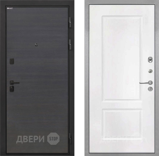 Дверь Интекрон (INTECRON) Профит Black Эковенге КВ-2 Белый матовый в Волоколамске