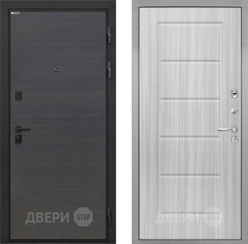 Входная металлическая Дверь Интекрон (INTECRON) Профит Black Эковенге ФЛ-39 Сандал белый в Волоколамске