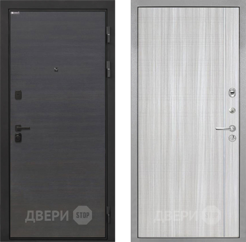 Входная металлическая Дверь Интекрон (INTECRON) Профит Black Эковенге В-07 с молдингом Сандал белый в Волоколамске