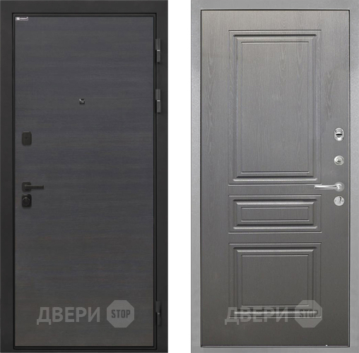 Дверь Интекрон (INTECRON) Профит Black Эковенге ФЛ-243 Графит вуд дуб в Волоколамске