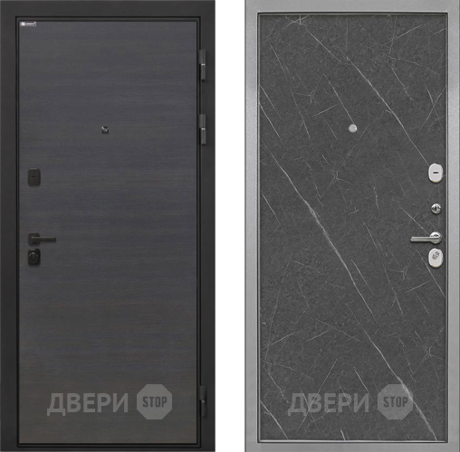 Дверь Интекрон (INTECRON) Профит Black Эковенге Гладкая Гранит лава оникс в Волоколамске