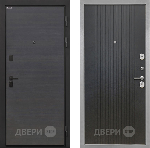 Дверь Интекрон (INTECRON) Профит Black Эковенге ФЛ-295 Лофт черный в Волоколамске