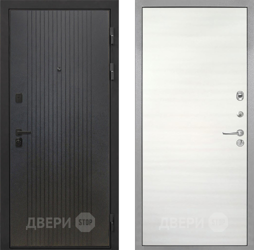 Дверь Интекрон (INTECRON) Профит Black ФЛ-295 Гладкая Дуб сильвер поперечный в Волоколамске