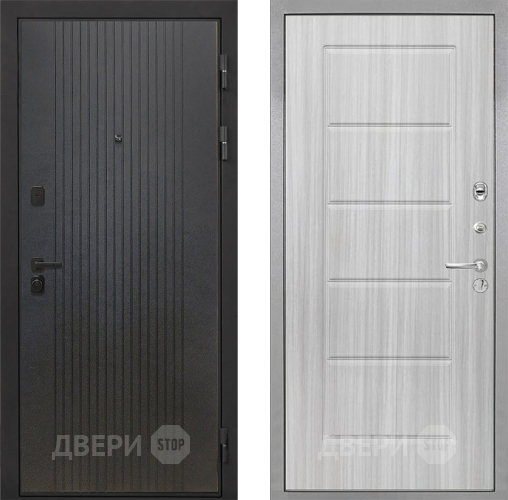 Входная металлическая Дверь Интекрон (INTECRON) Профит Black ФЛ-295 ФЛ-39 Сандал белый в Волоколамске
