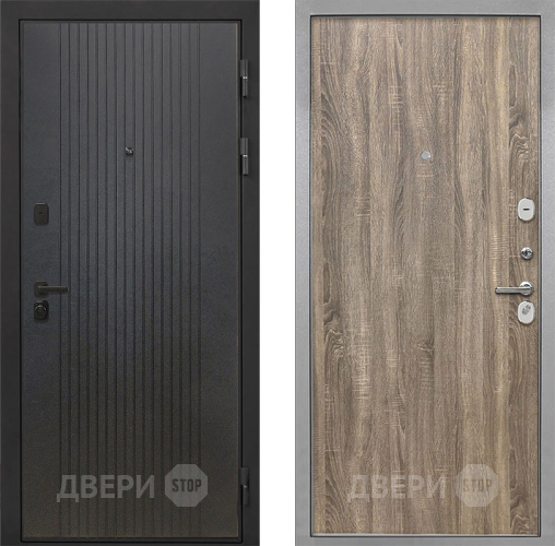 Дверь Интекрон (INTECRON) Профит Black ФЛ-295 Гладкая Дуб турин в Волоколамске