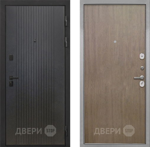 Входная металлическая Дверь Интекрон (INTECRON) Профит Black ФЛ-295 Гладкая шпон Венге коричневый в Волоколамске
