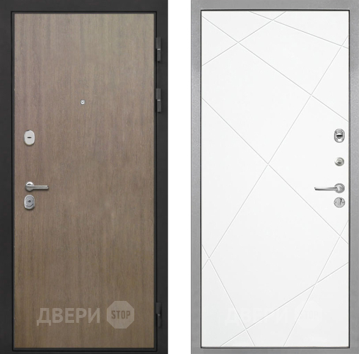 Дверь Интекрон (INTECRON) Гектор Венге Коричневый Лучи-М Софт милк в Волоколамске
