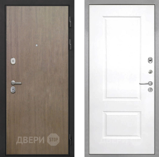 Входная металлическая Дверь Интекрон (INTECRON) Гектор Венге Коричневый Альба Роял Вуд белый в Волоколамске